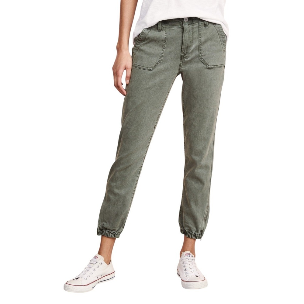 PAIGE Mayslie Jogger Pants Olive Green Utility Gorpcore Earthy Fall Hiking - 30